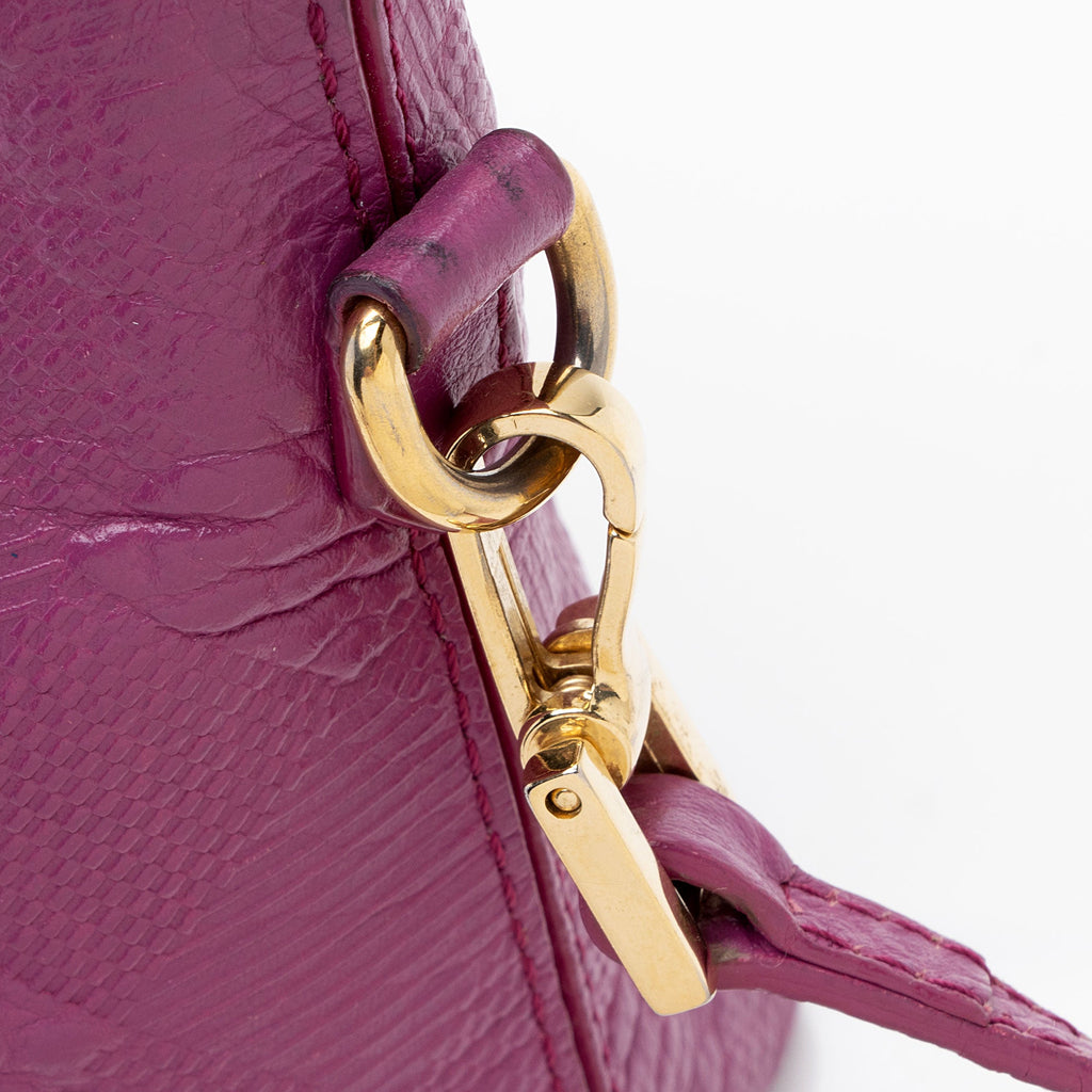Burberry Embossed Leather Check Peyton Crossbody (SHF-f9T6WN)