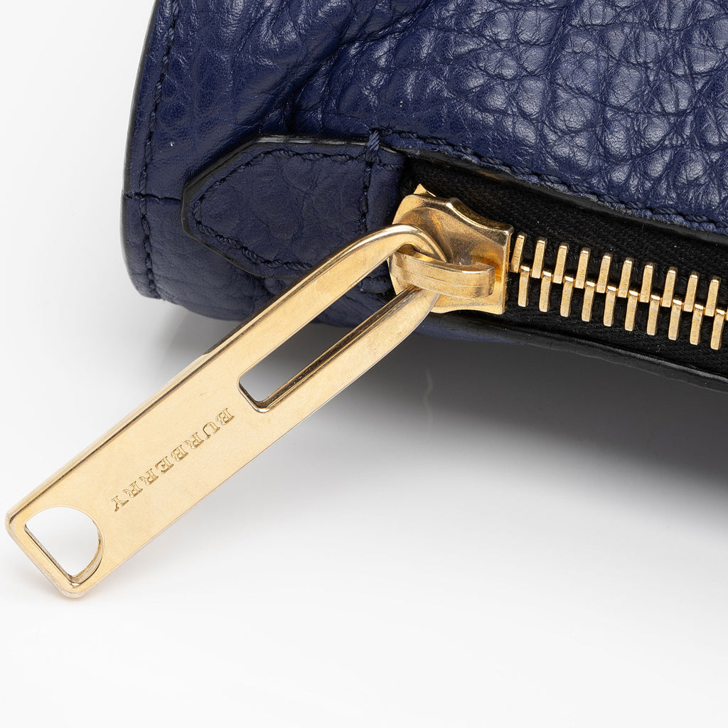 Burberry Embossed Leather Check Harrogate Crossbody (SHF-xJEGv6)