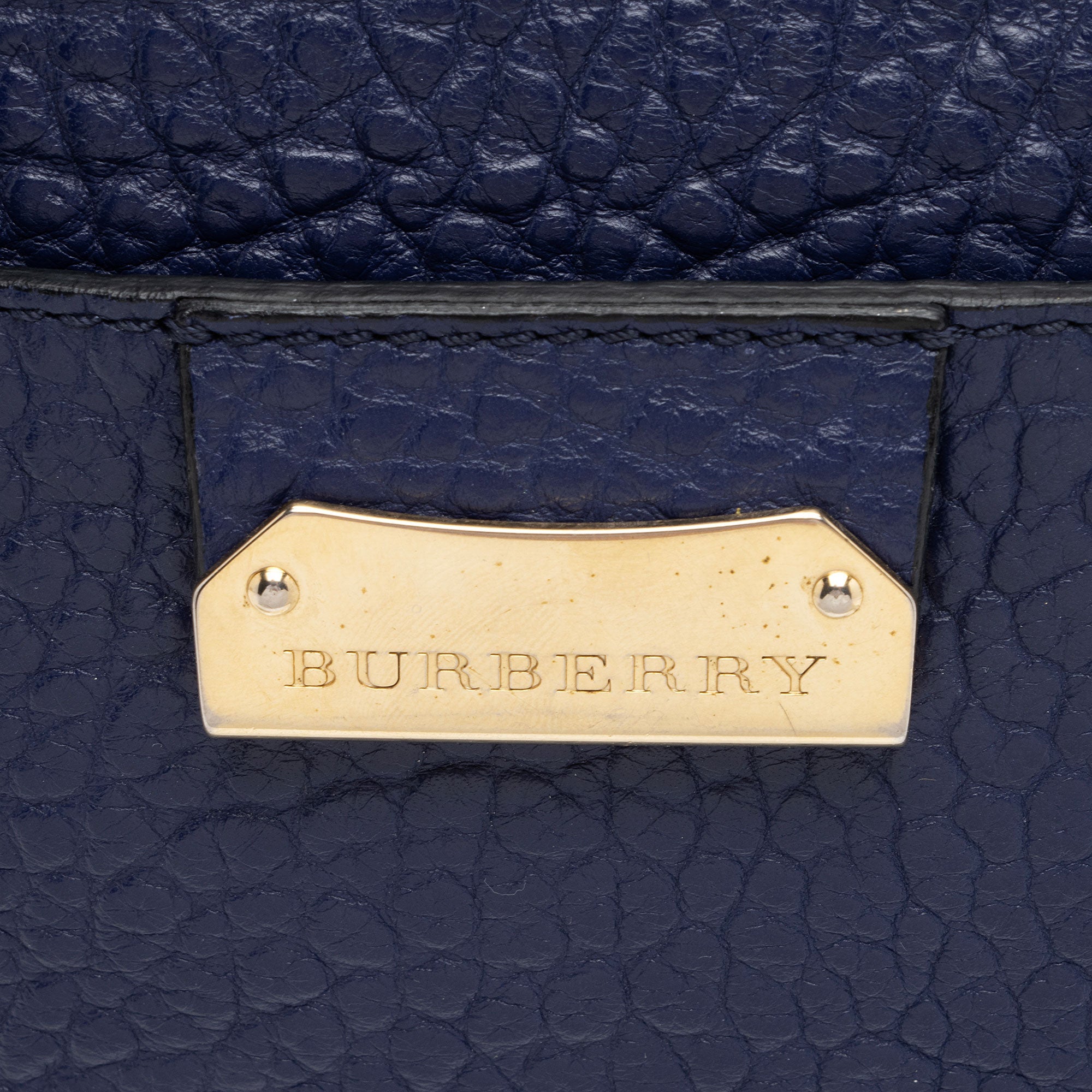 Burberry Embossed Leather Check Harrogate Crossbody (SHF-xJEGv6)