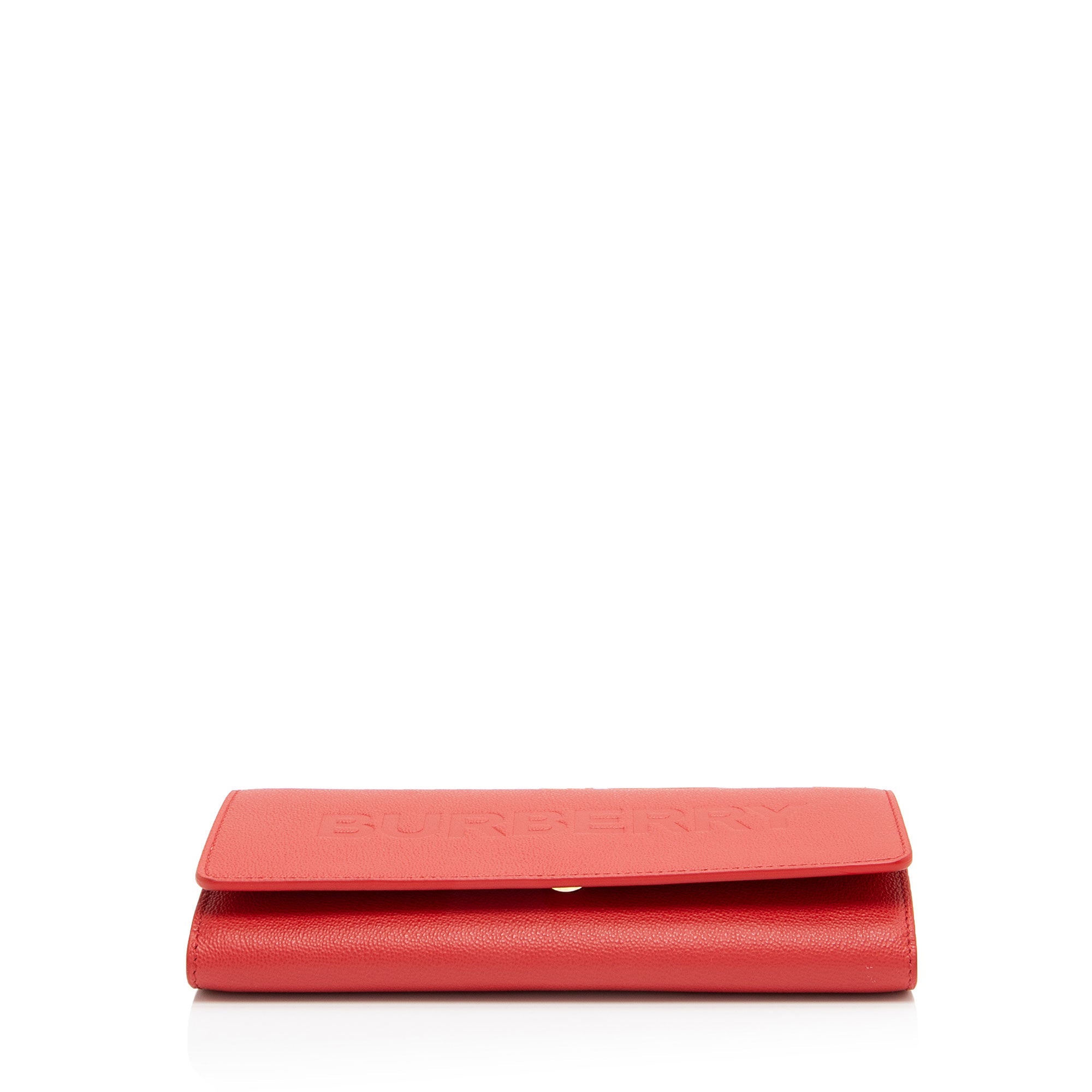 Burberry Embossed Leather Henley Crossbody