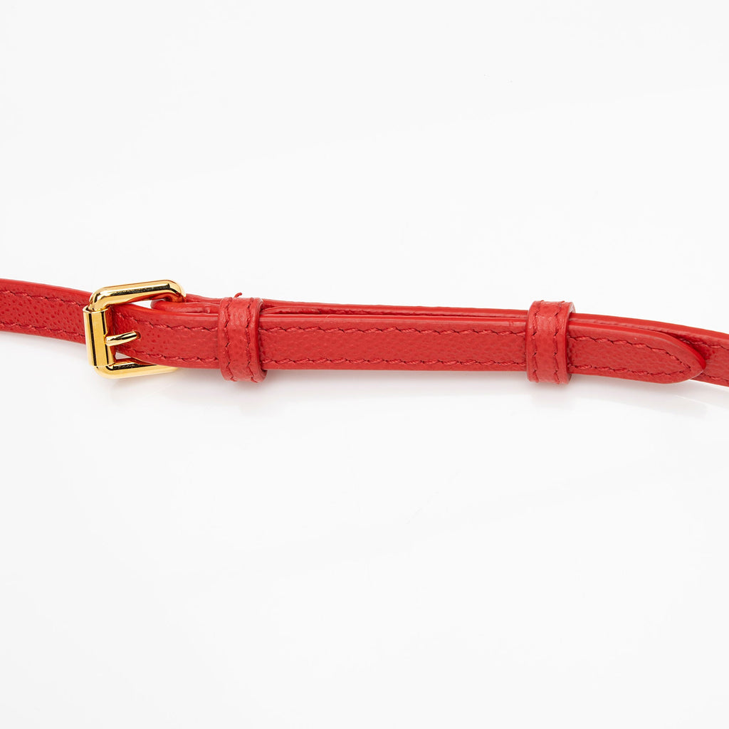 Burberry Embossed Leather Henley Crossbody