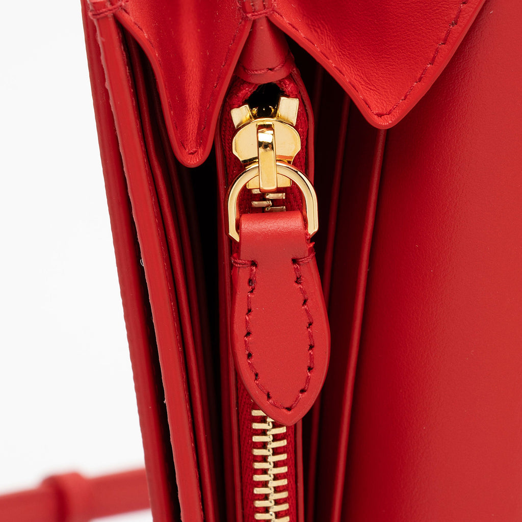 Burberry Embossed Leather Henley Crossbody (SHF-p23TH5)