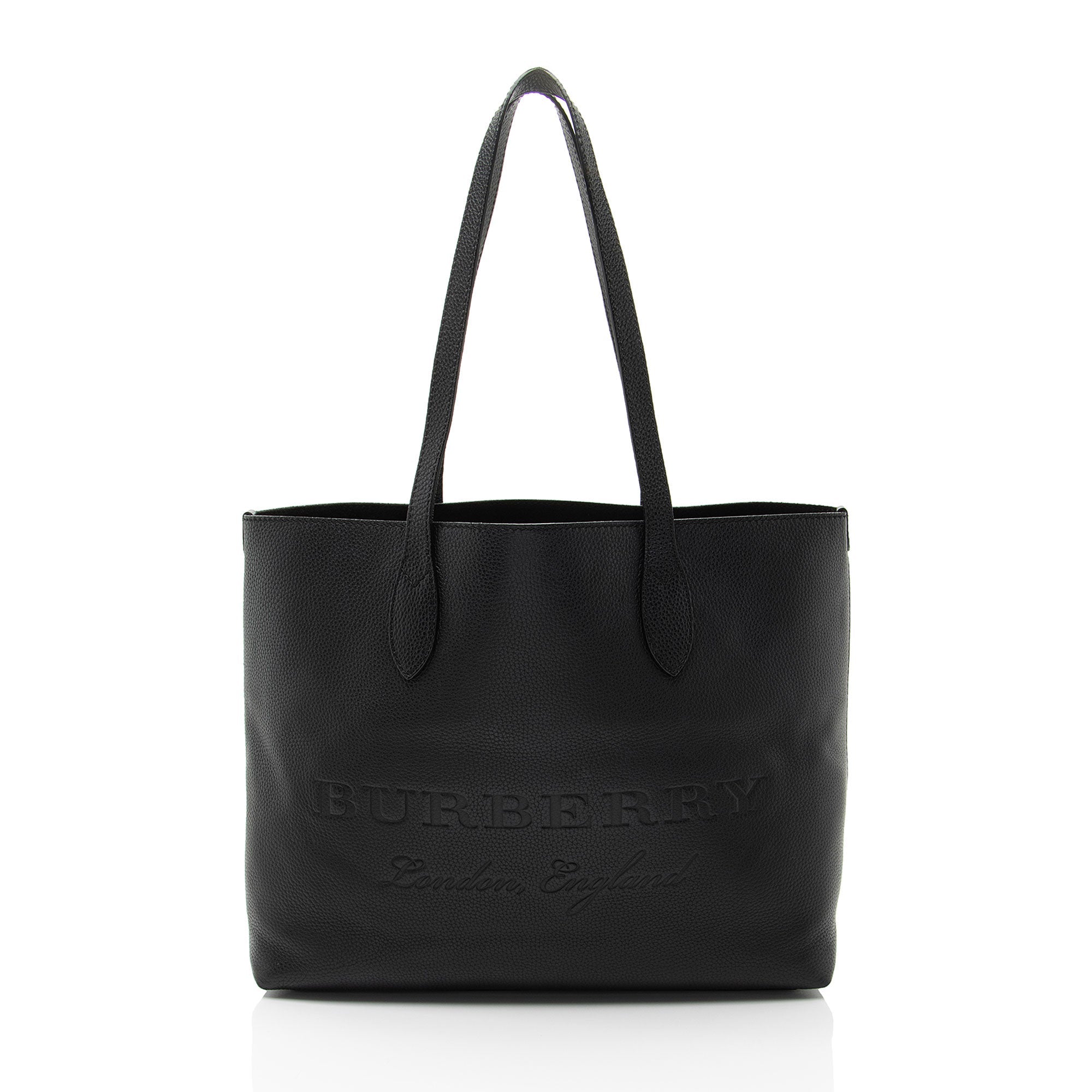Burberry Embossed Leather Remington Tote