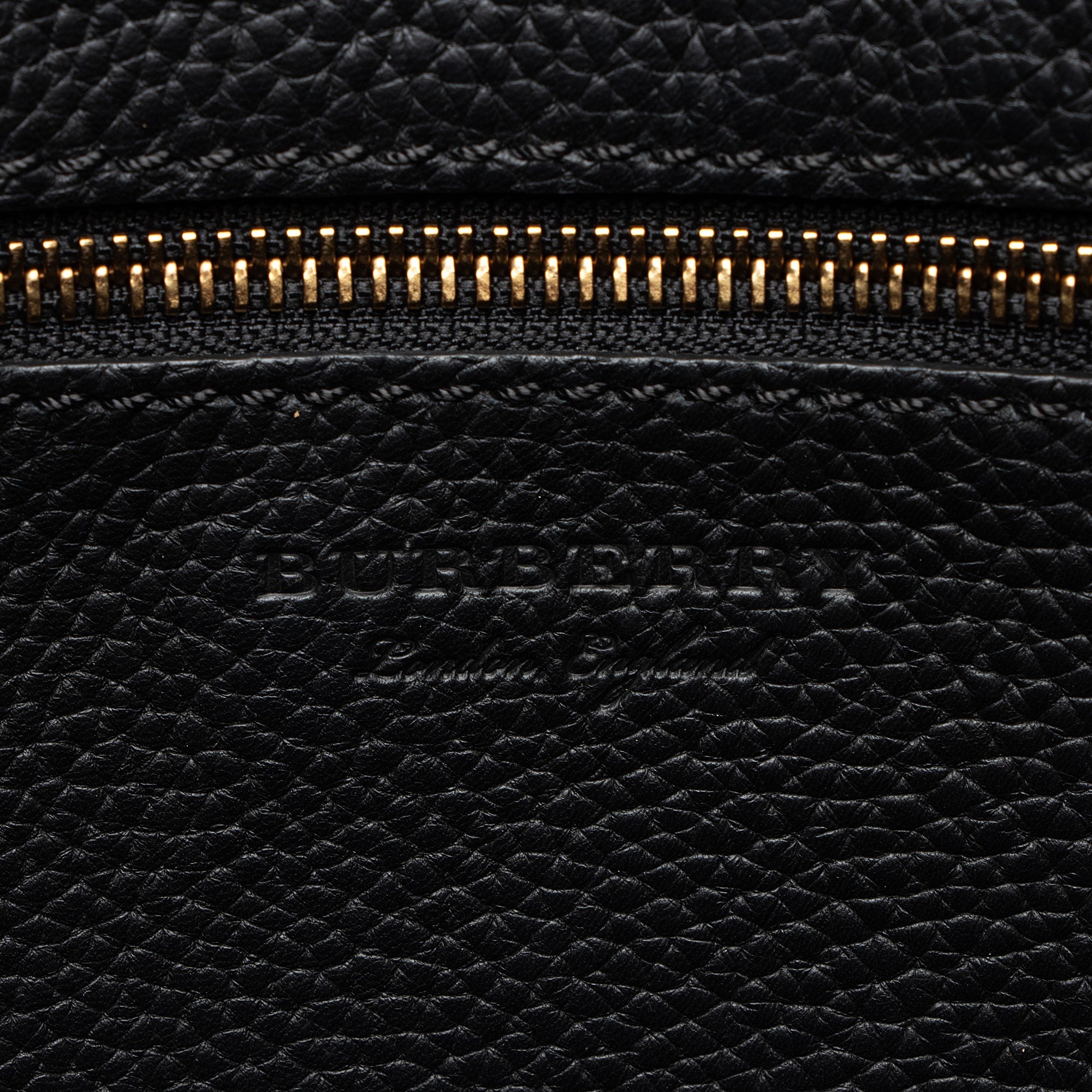 Burberry Embossed Leather Remington Tote