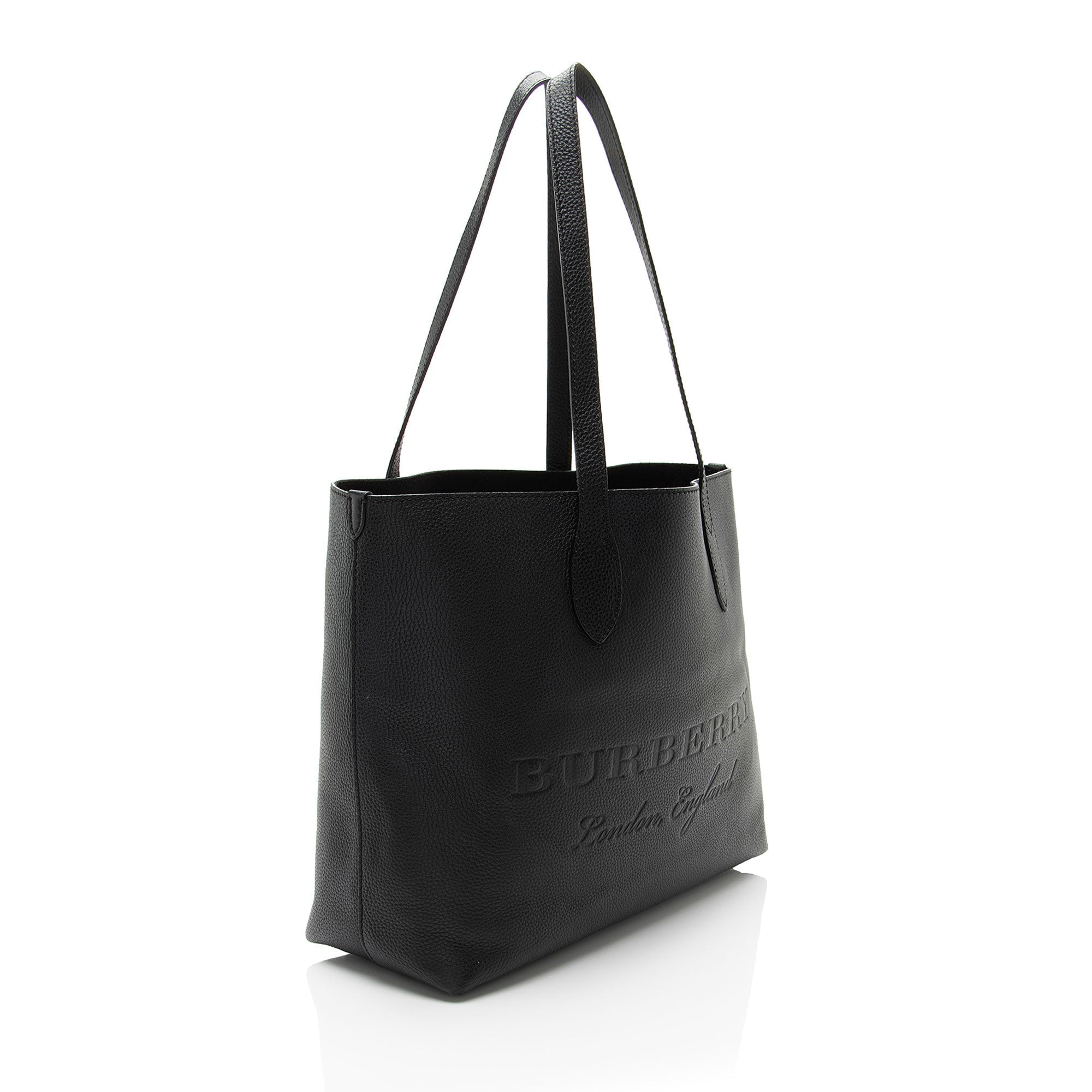 Burberry Embossed Leather Remington Tote