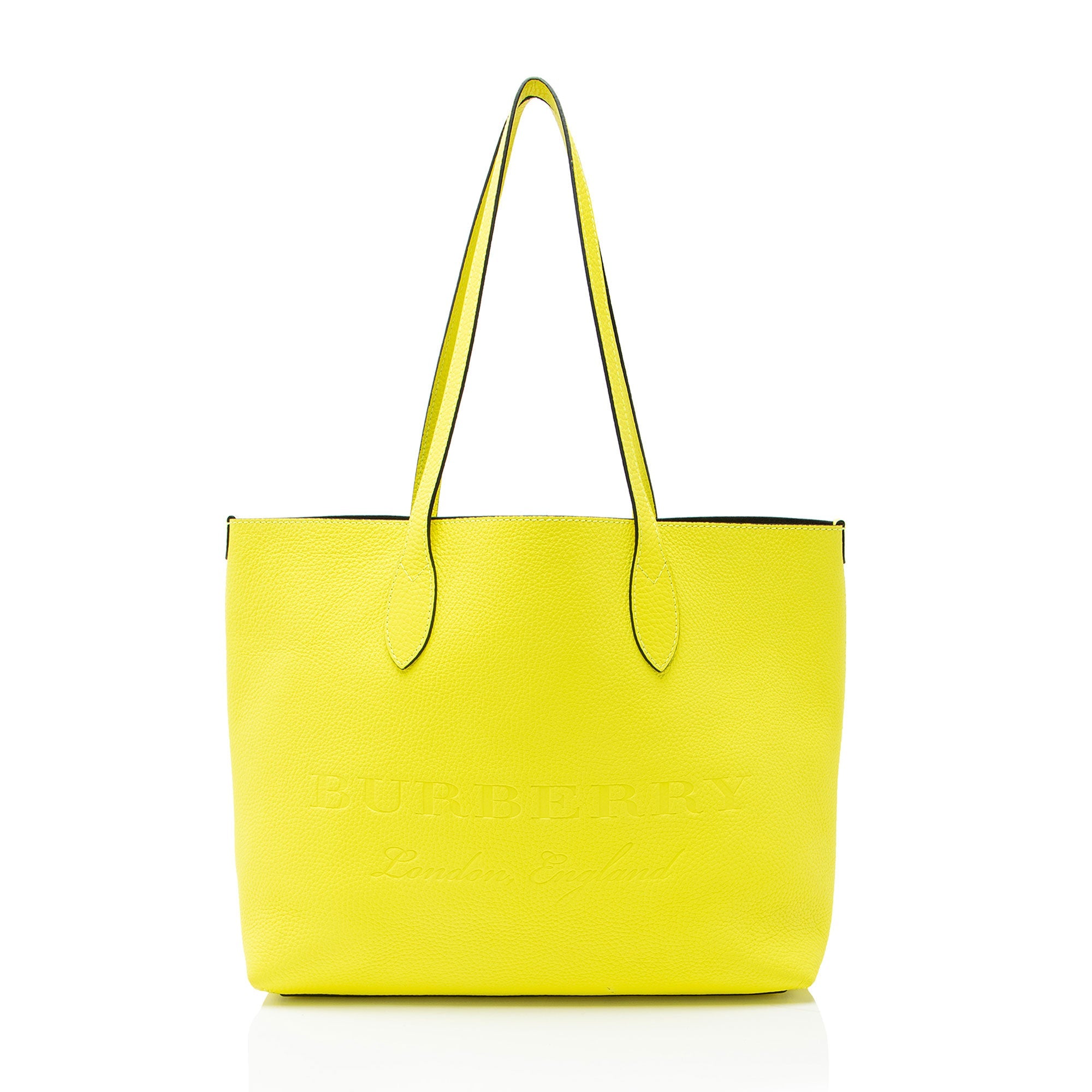 Burberry Embossed Leather Remington Tote