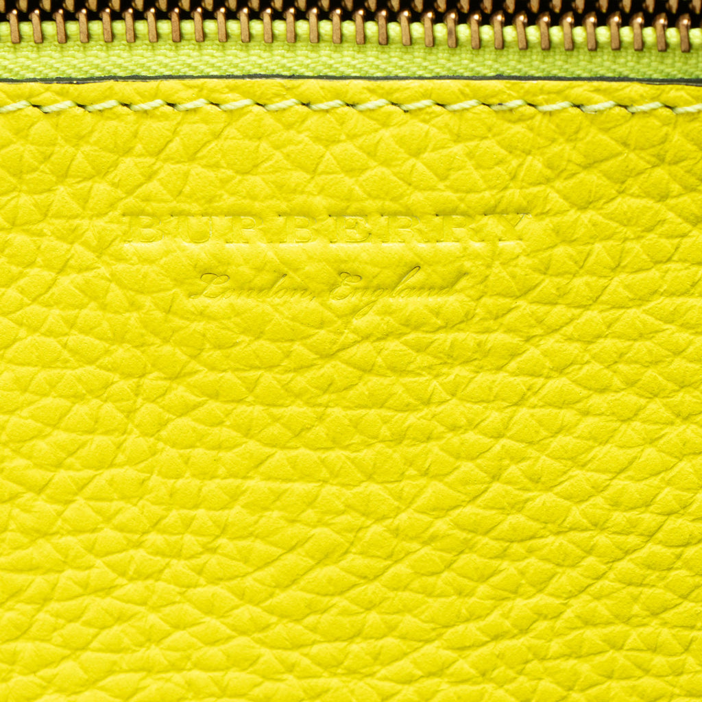 Burberry Embossed Leather Remington Tote