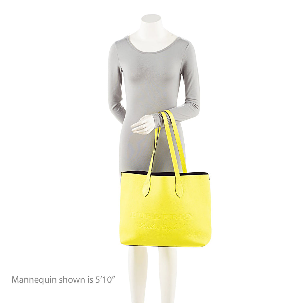 Burberry Embossed Leather Remington Tote