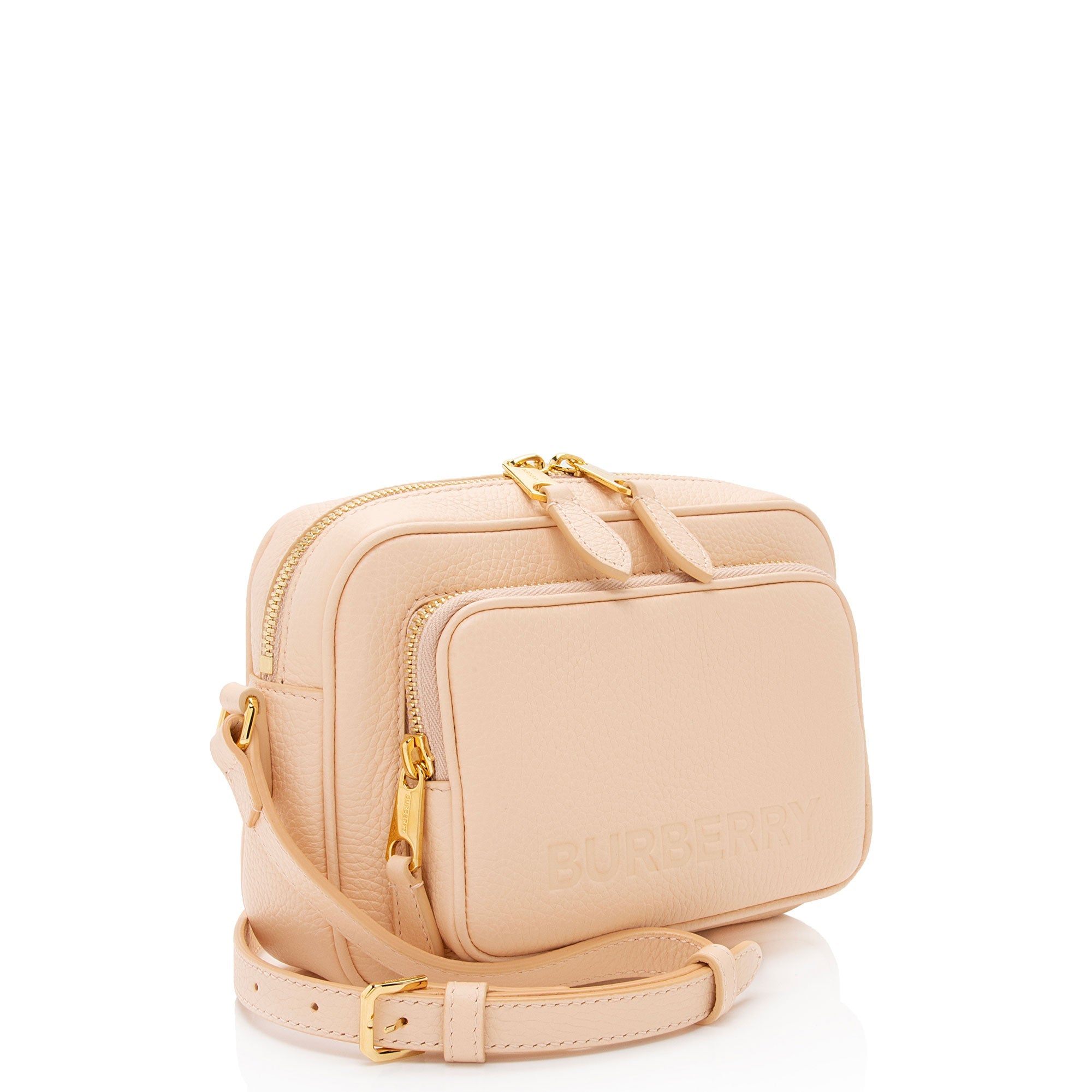 Burberry Grained Calfskin Small Camera Bag (SHF-Vj0hR8)