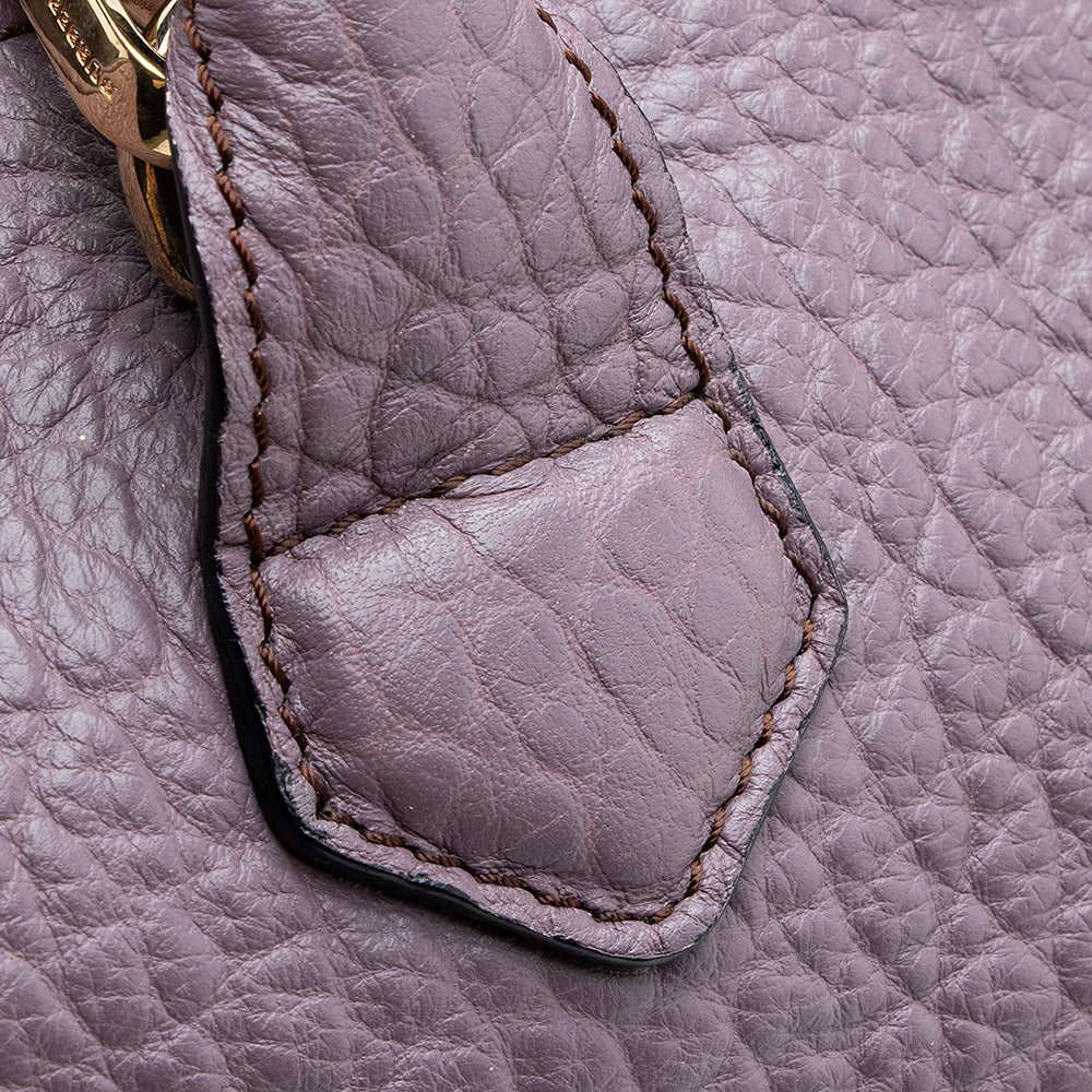 Burberry Grained Leather Dewsbury Medium Tote (SHF-18919)
