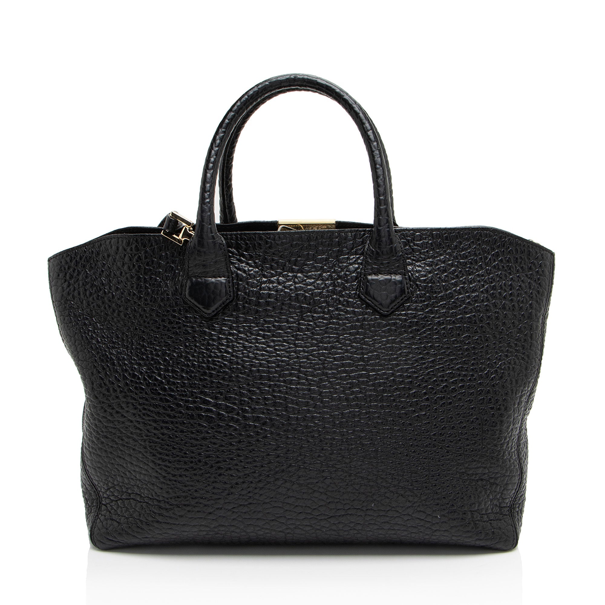 Burberry Grained Leather Dewsbury Tote