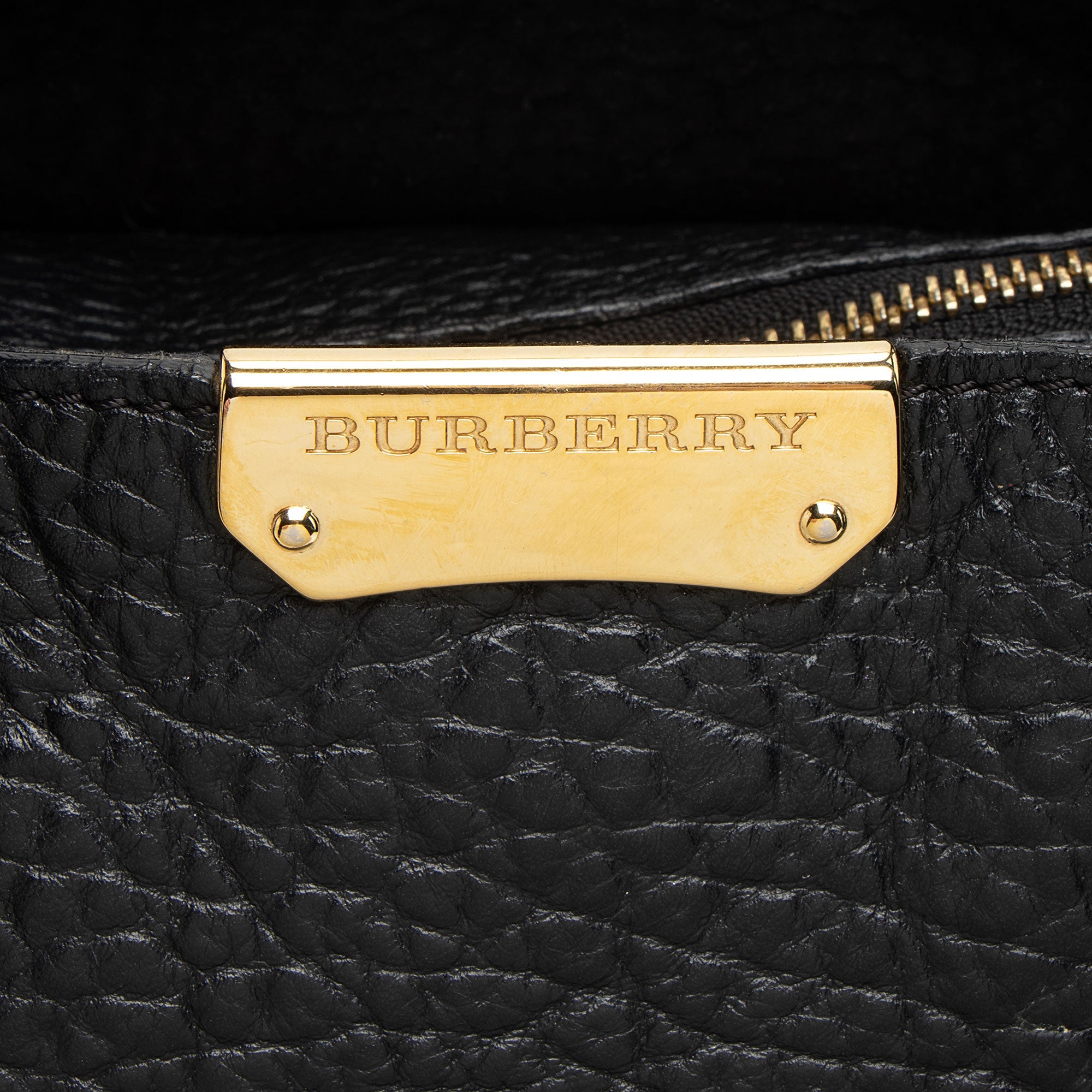 Burberry Grained Leather Dewsbury Tote