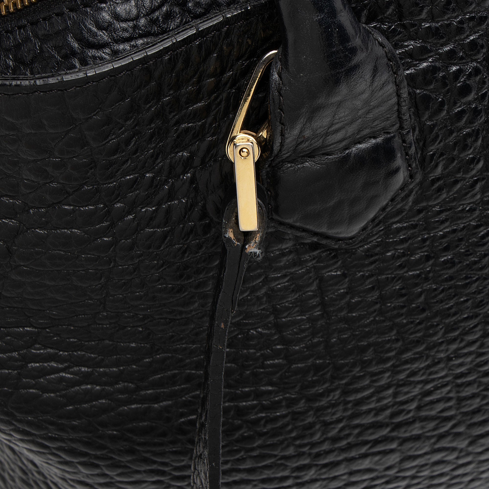 Burberry Grained Leather Dewsbury Tote