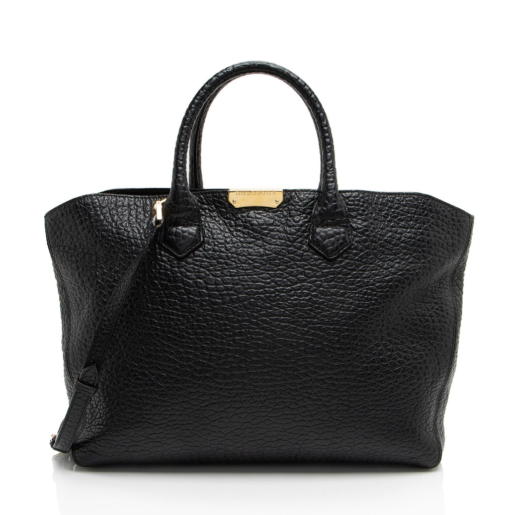 Burberry Grained Leather Dewsbury Tote
