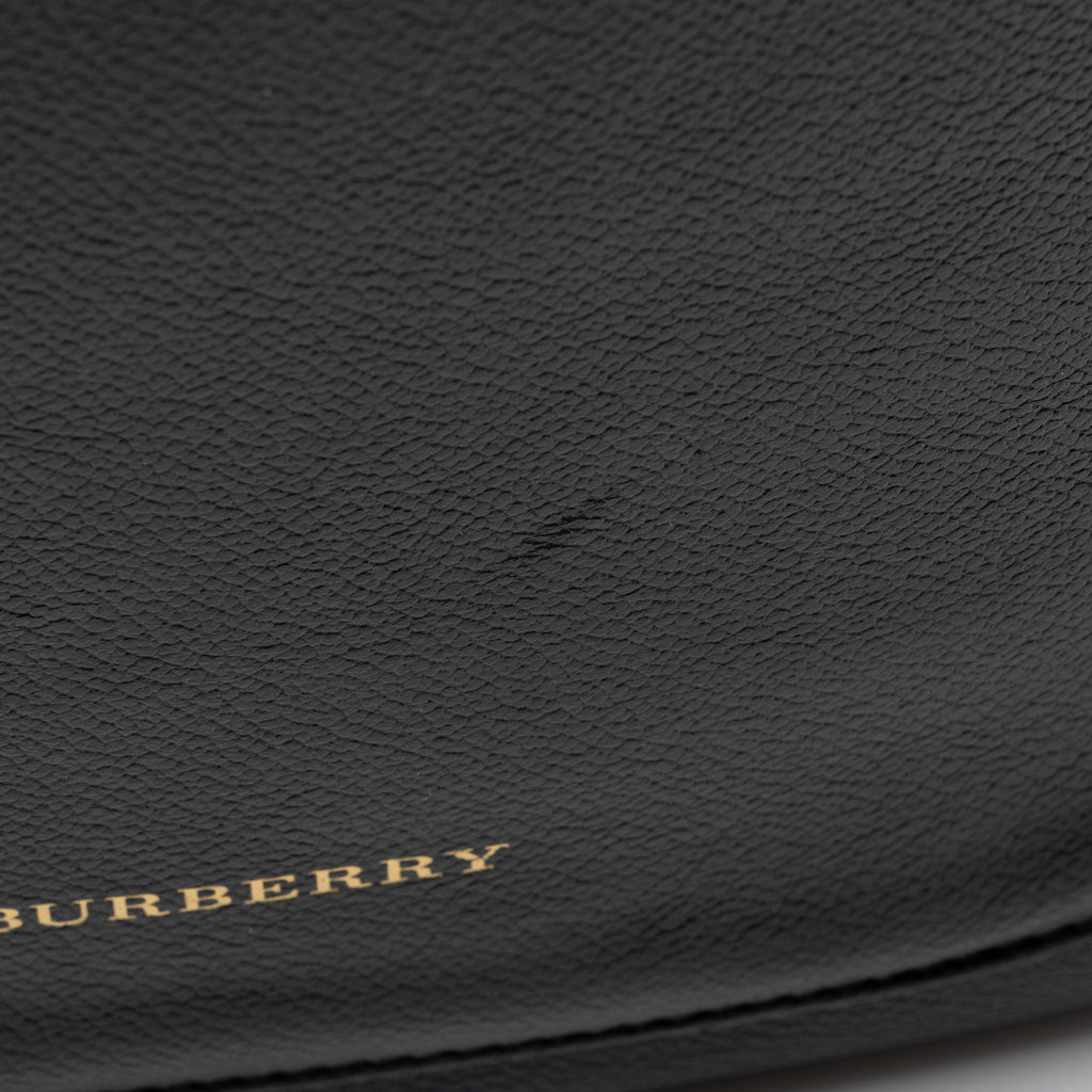 Burberry Grained Leather Elmstone Small Hobo