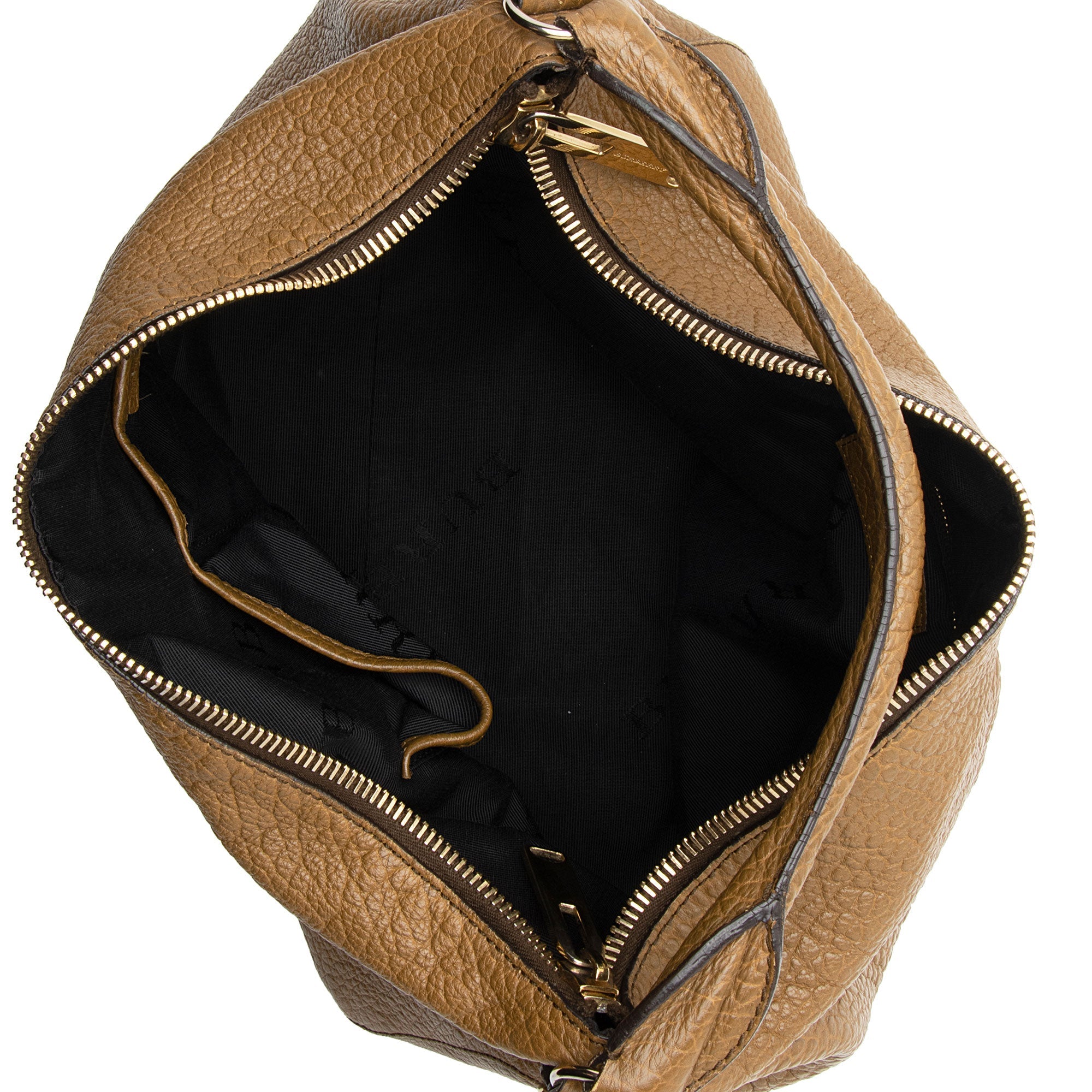 Burberry Grained Leather Ledbury Hobo (SHF-4RlqEs)