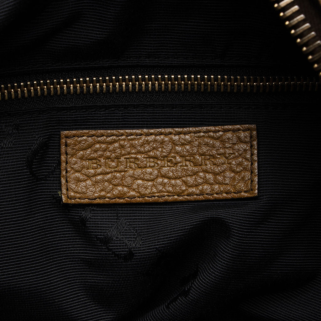 Burberry Grained Leather Ledbury Hobo (SHF-4RlqEs)