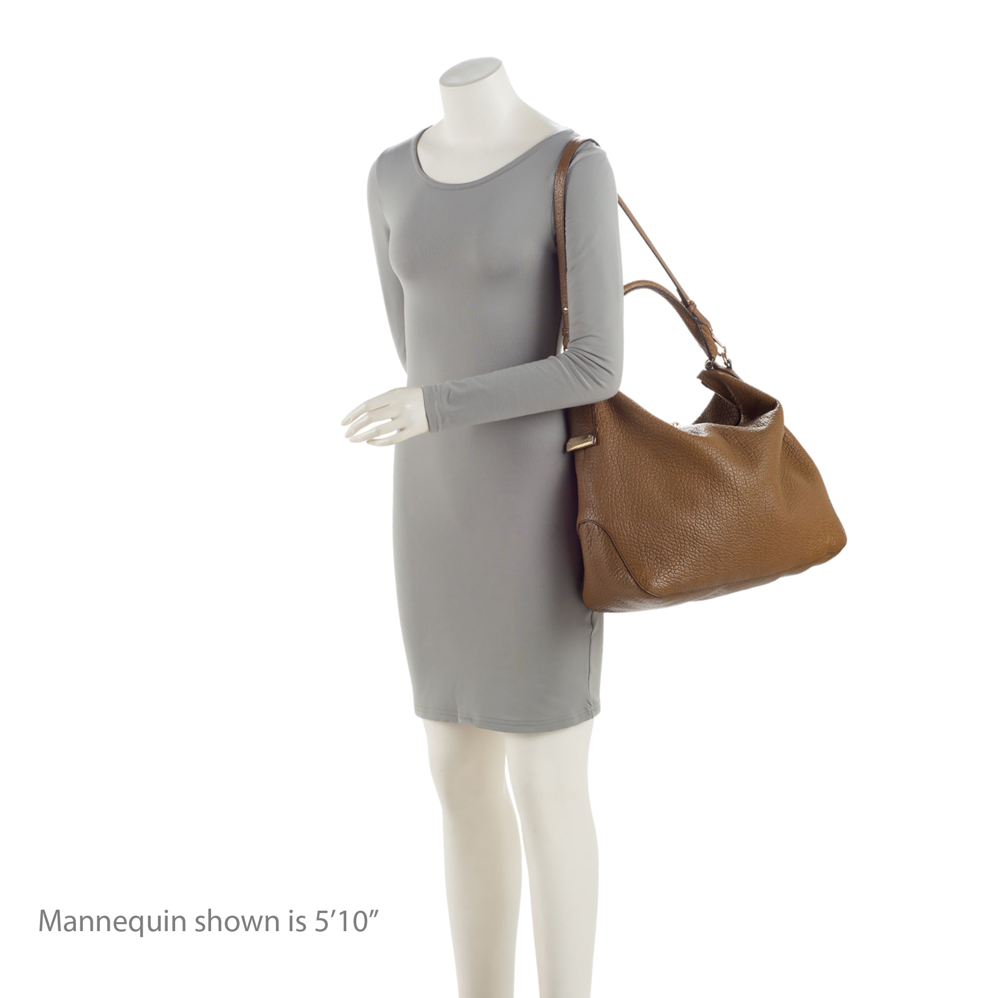 Burberry Grained Leather Ledbury Hobo (SHF-4RlqEs)