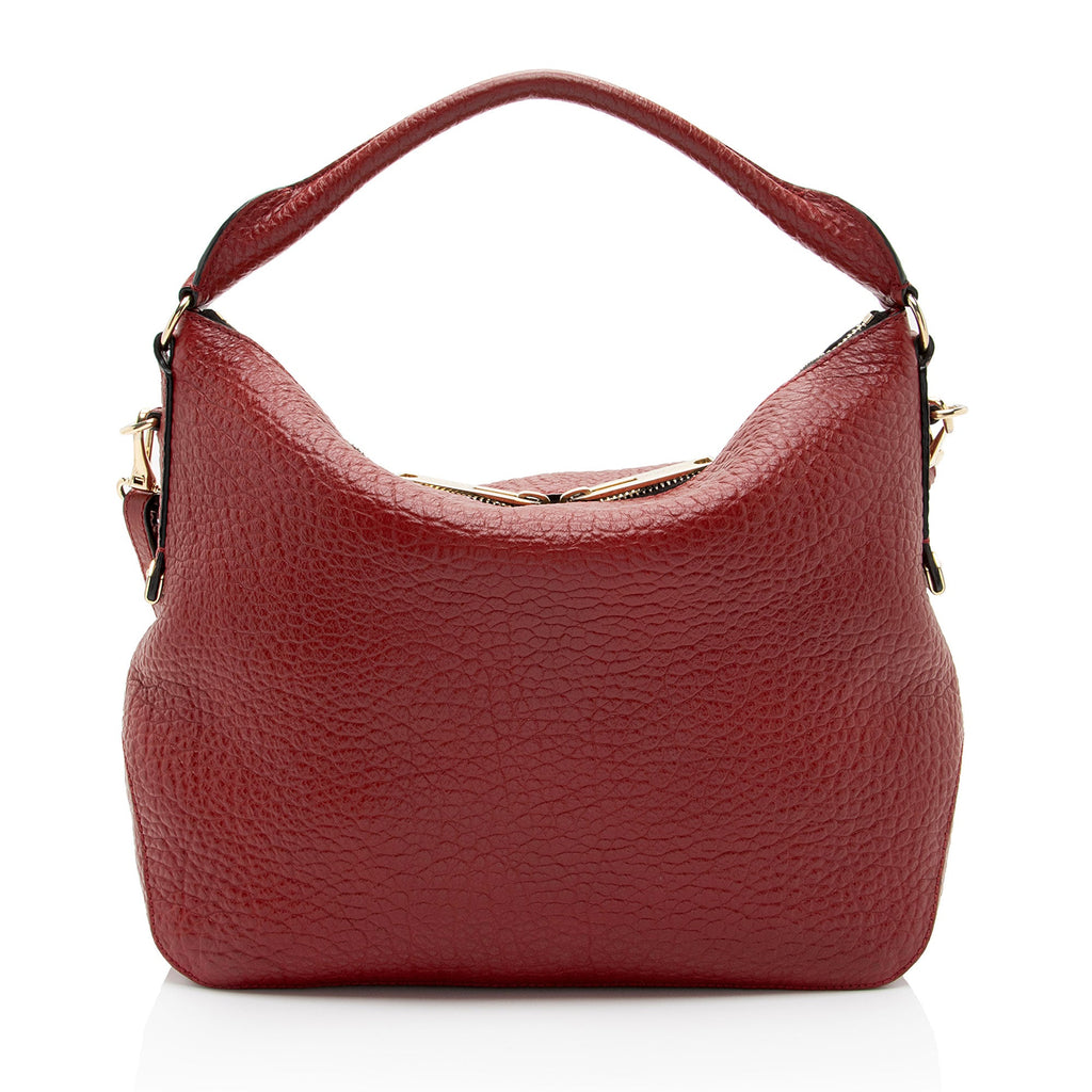 Burberry Grained Leather Ledbury Hobo