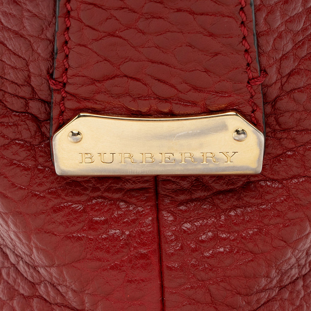 Burberry Grained Leather Ledbury Hobo