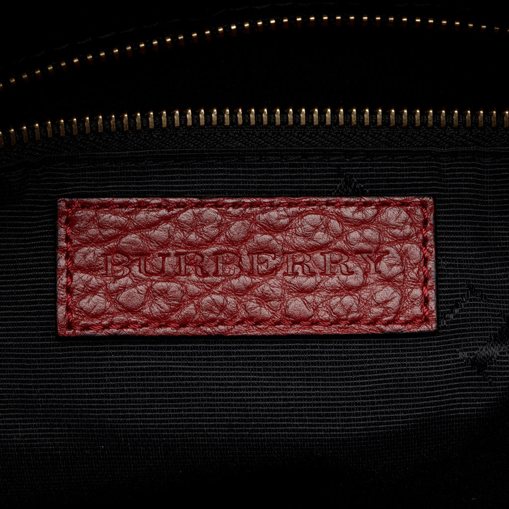 Burberry Grained Leather Ledbury Hobo