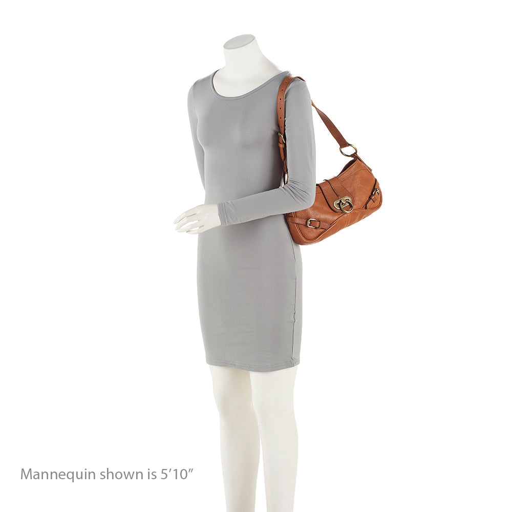 Burberry Grained Leather Shoulder Bag (SHF-20214)