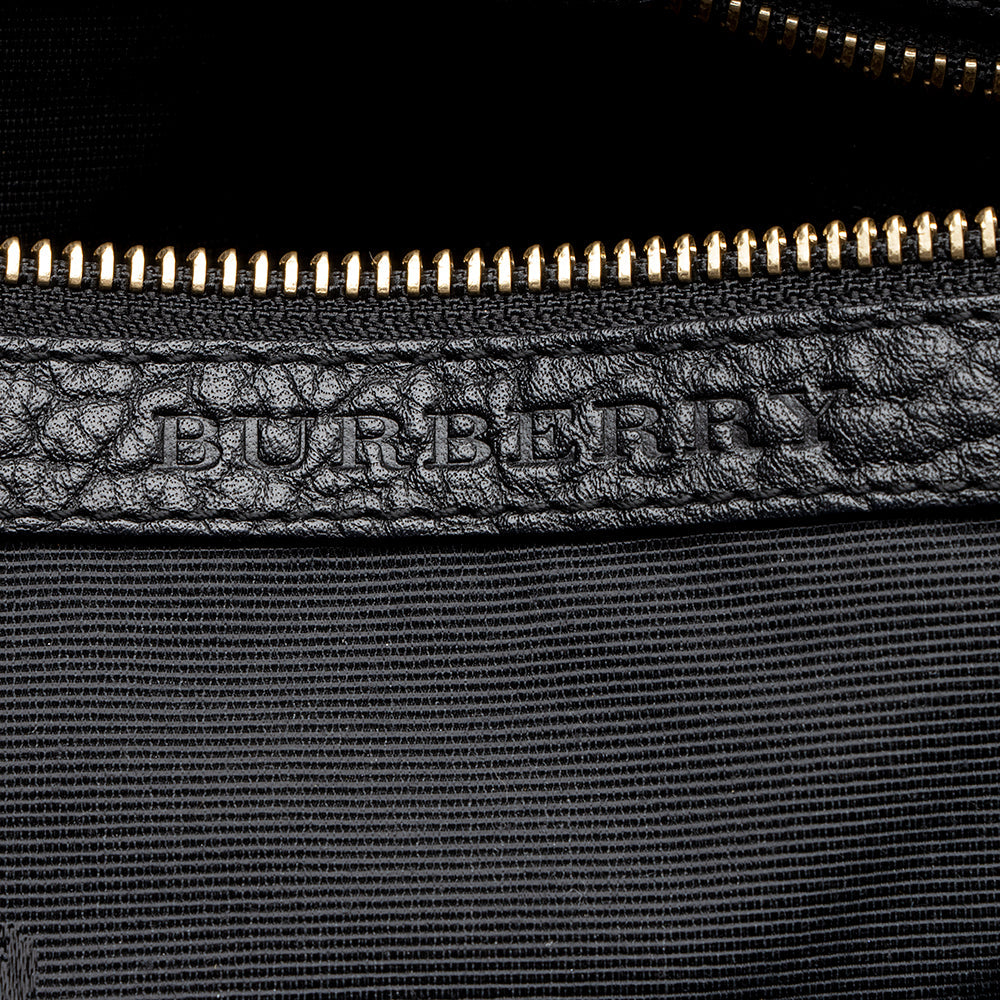 Burberry Grained Leather Woodbury Tote (SHF-18199)
