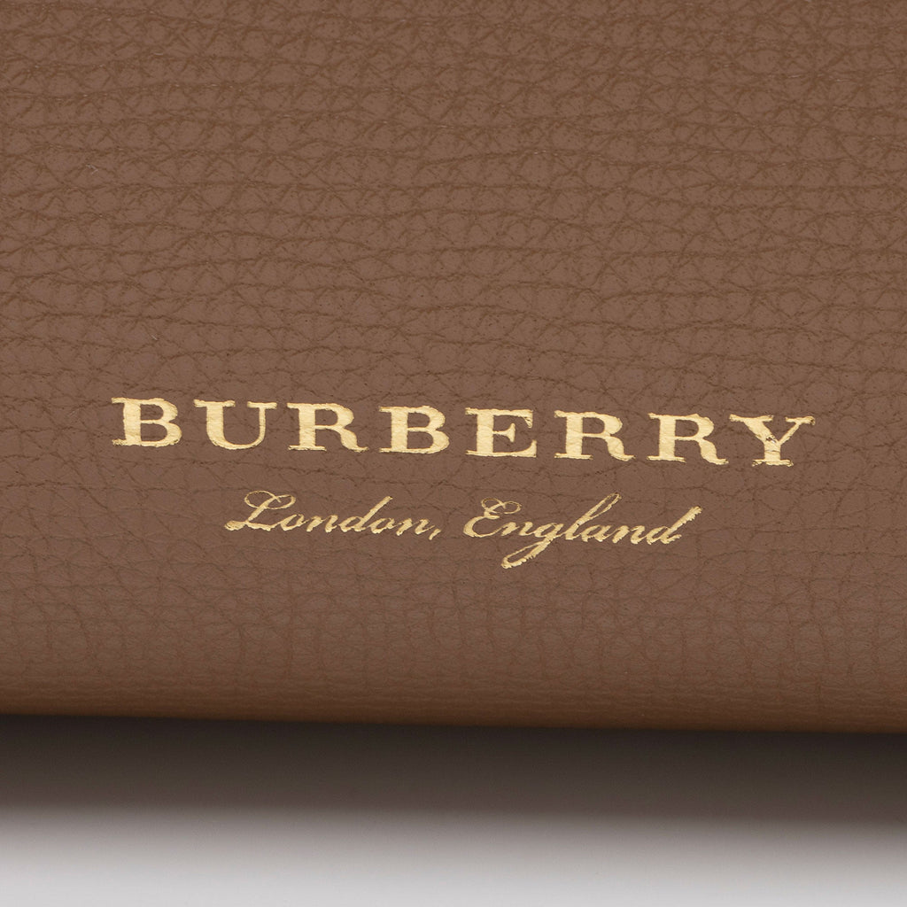 Burberry Grainy Calfskin House Check Camberley Small Satchel (SHF-SUePuH)