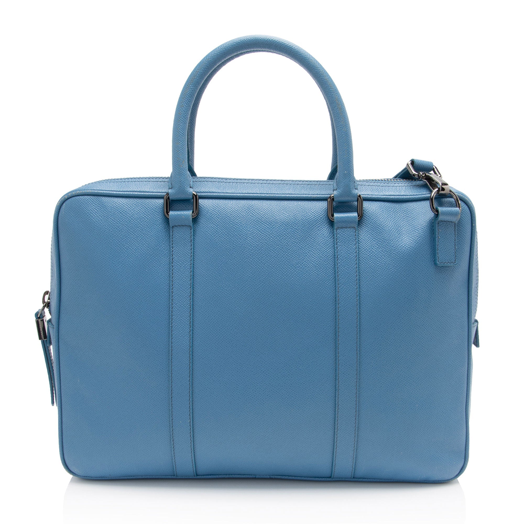 Burberry Grainy Calfskin Newburg Small Briefcase (SHF-jfBKQ8)