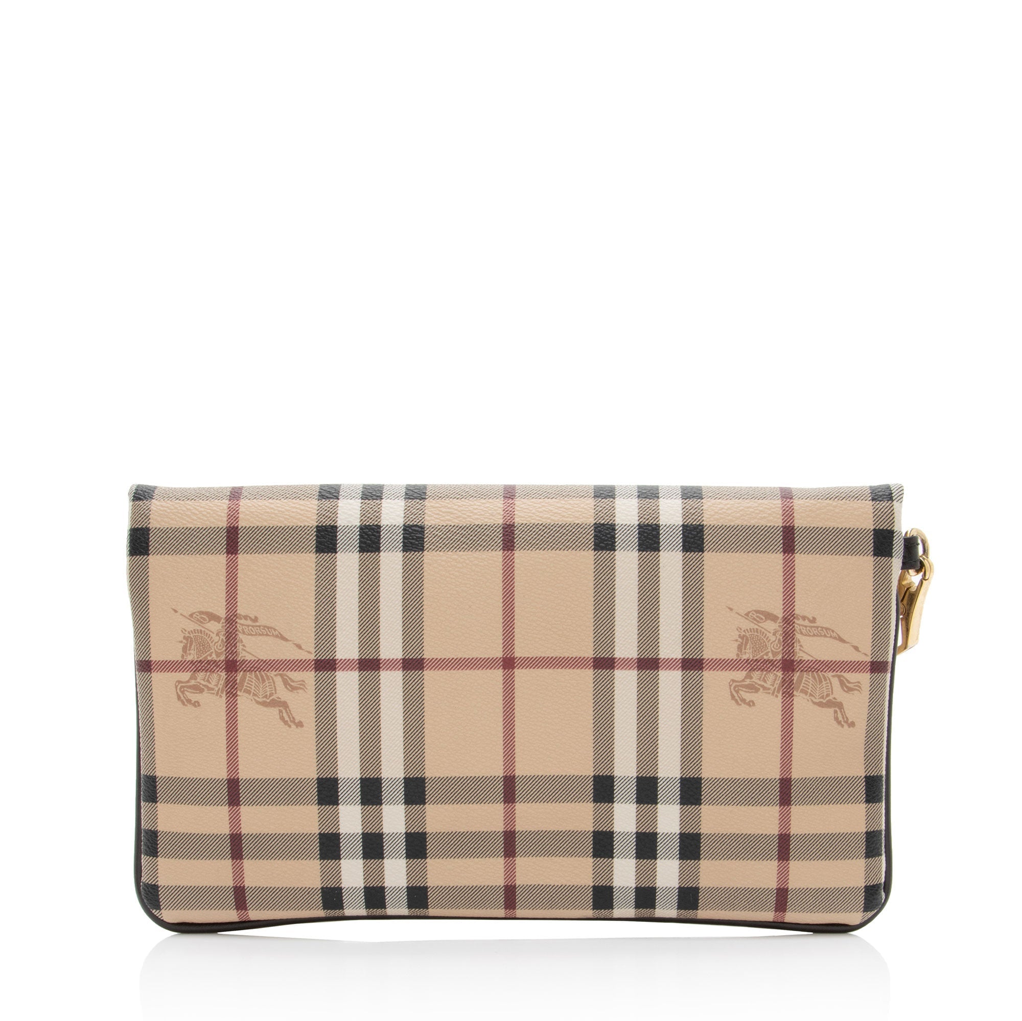 Burberry Haymarket Check Adeline Clutch