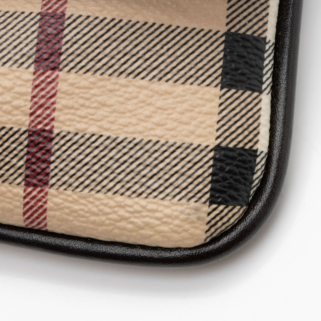 Burberry Haymarket Check Adeline Clutch