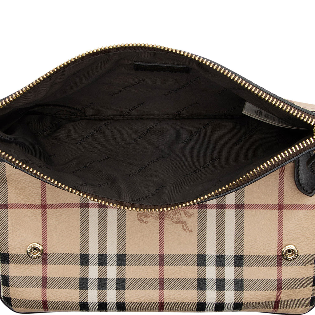 Burberry Haymarket Check Adeline Clutch