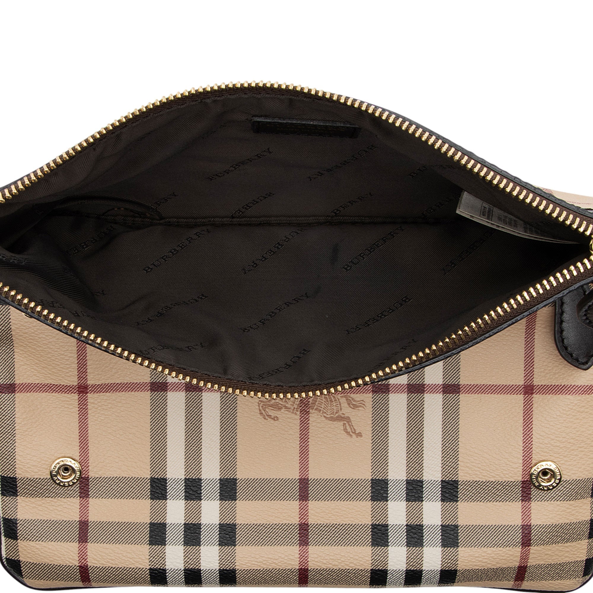 Burberry Haymarket Check Adeline Clutch