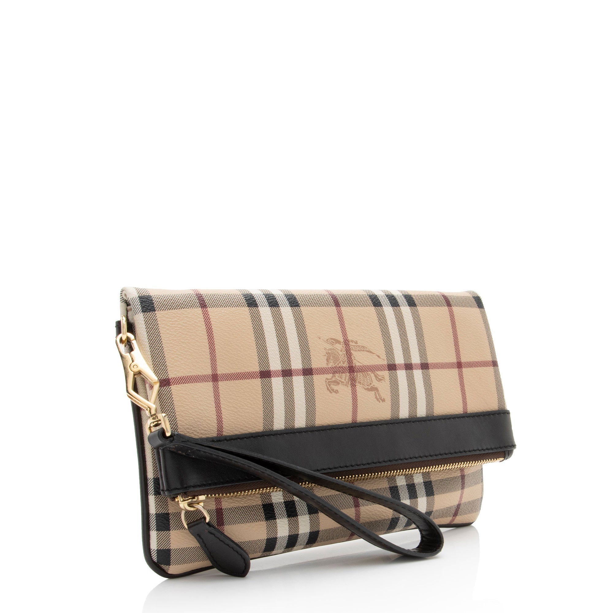 Burberry Haymarket Check Adeline Clutch
