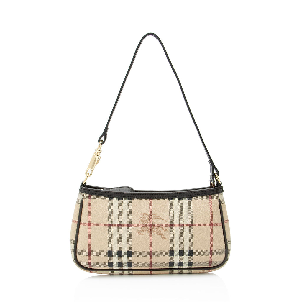 Burberry Haymarket Check Aston Shoulder Bag