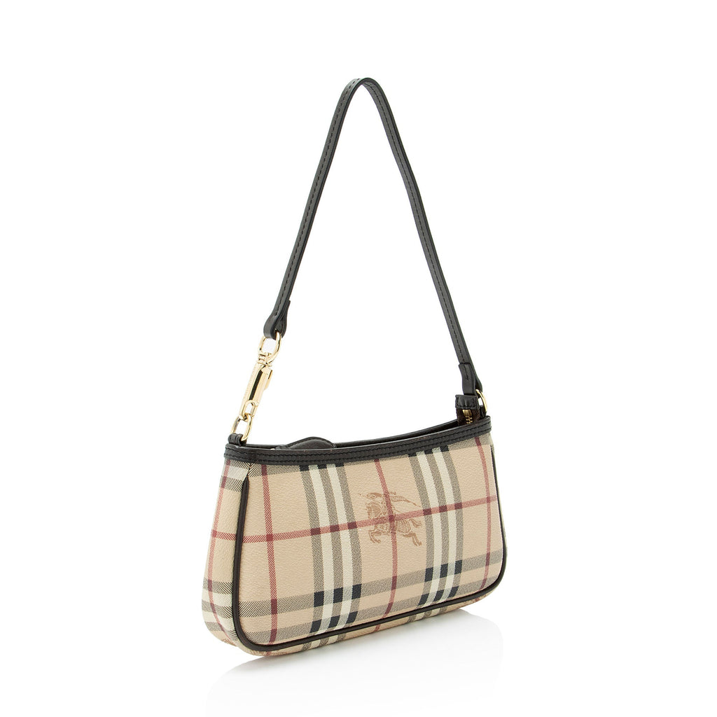 Burberry Haymarket Check Aston Shoulder Bag