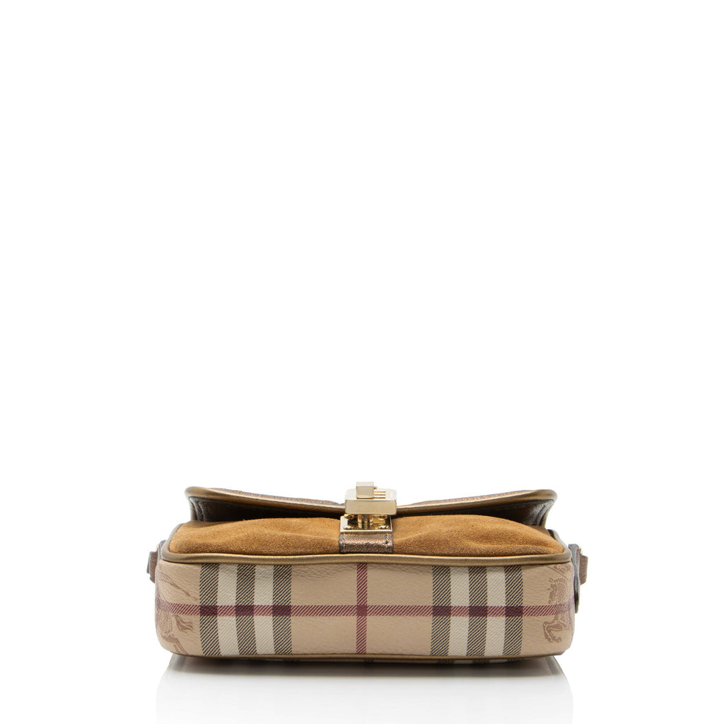 Burberry Haymarket Check Berkeley Mini Crossbody