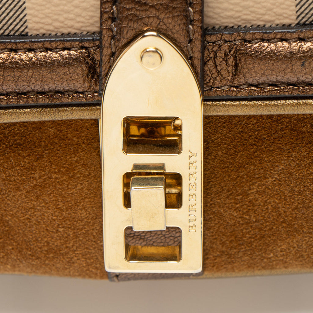 Burberry Haymarket Check Berkeley Mini Crossbody