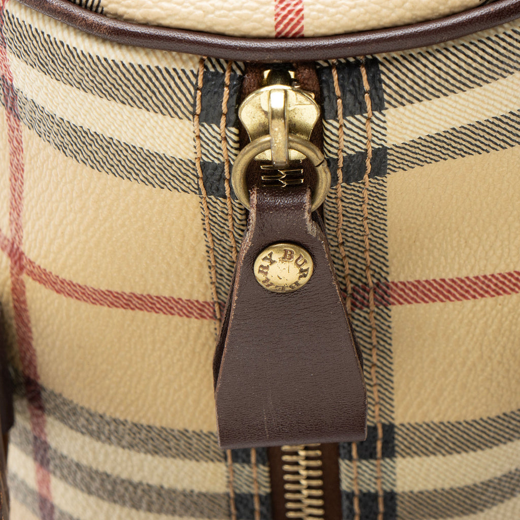 Burberry Haymarket Check Bowling Bag