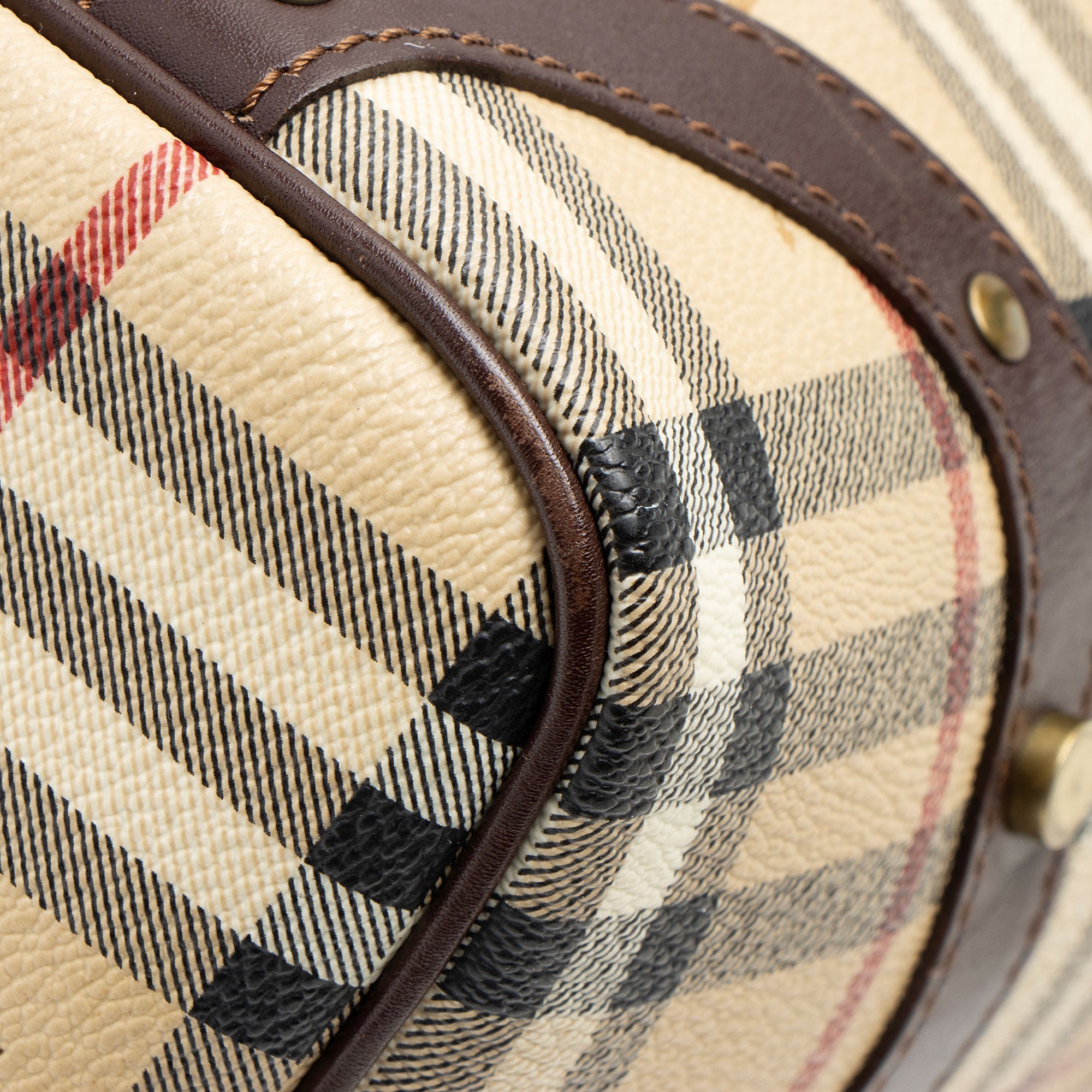 Burberry Haymarket Check Bowling Bag