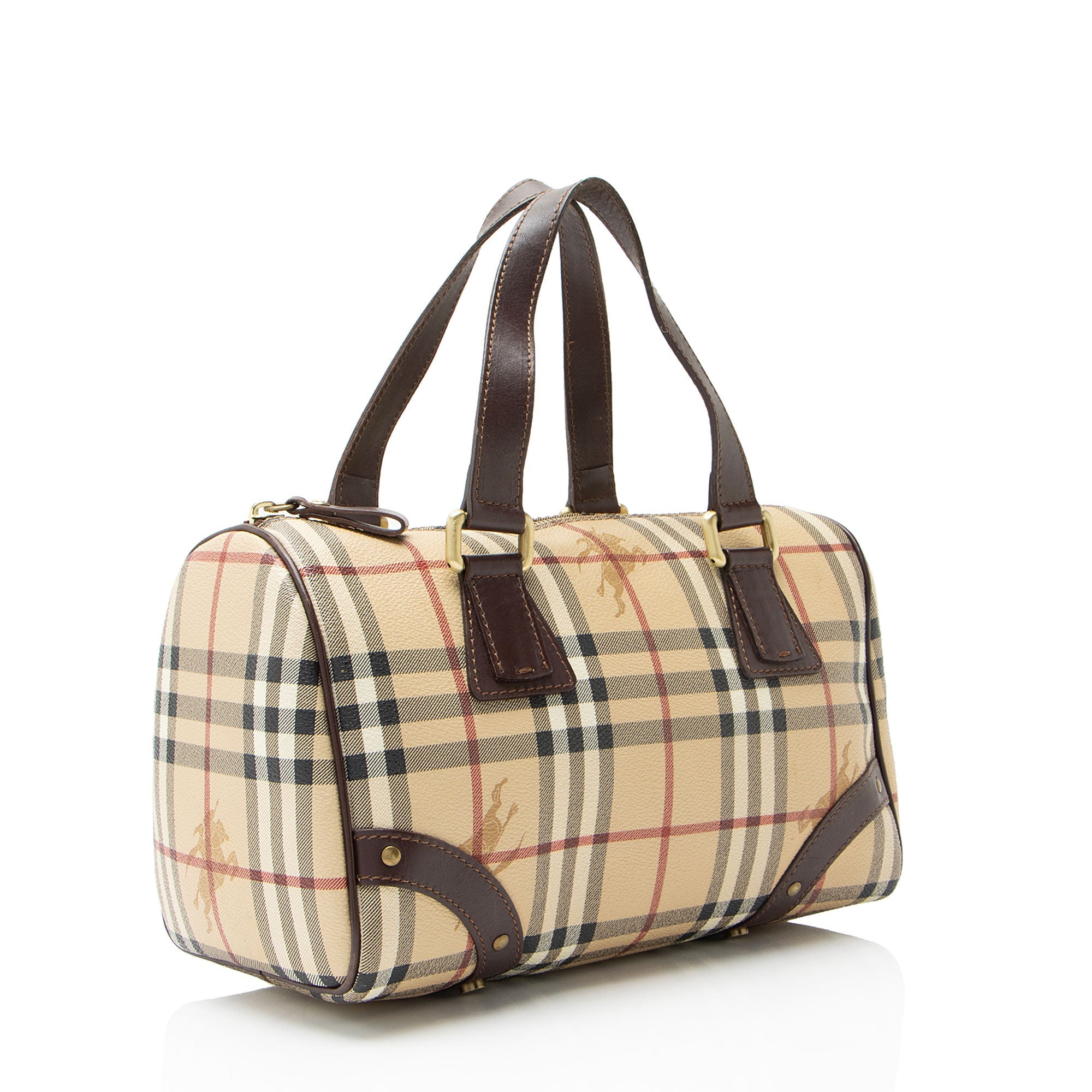 Burberry Haymarket Check Bowling Bag