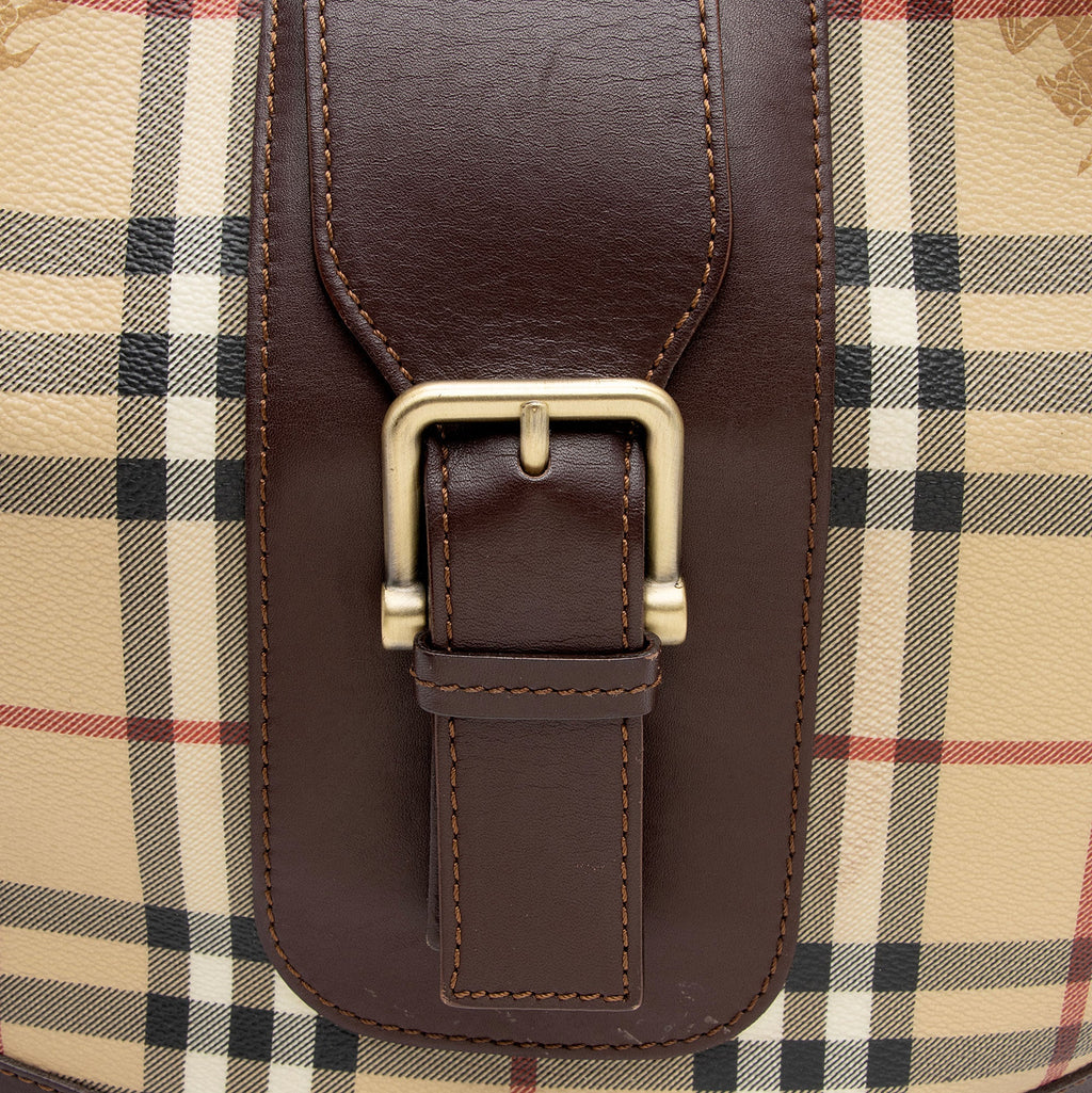 Burberry Haymarket Check Brooke Hobo (SHF-VuXDhl)