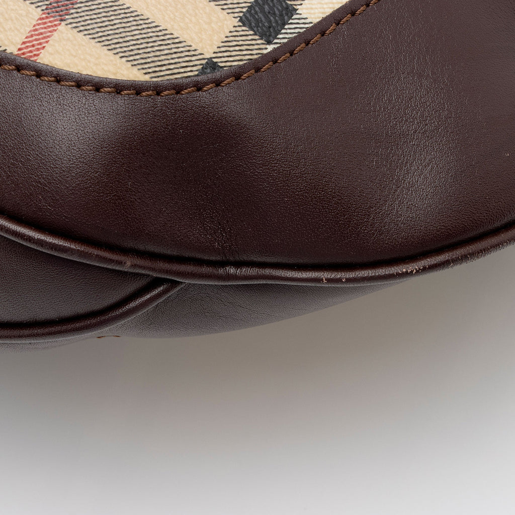 Burberry Haymarket Check Brooke Hobo (SHF-VuXDhl)
