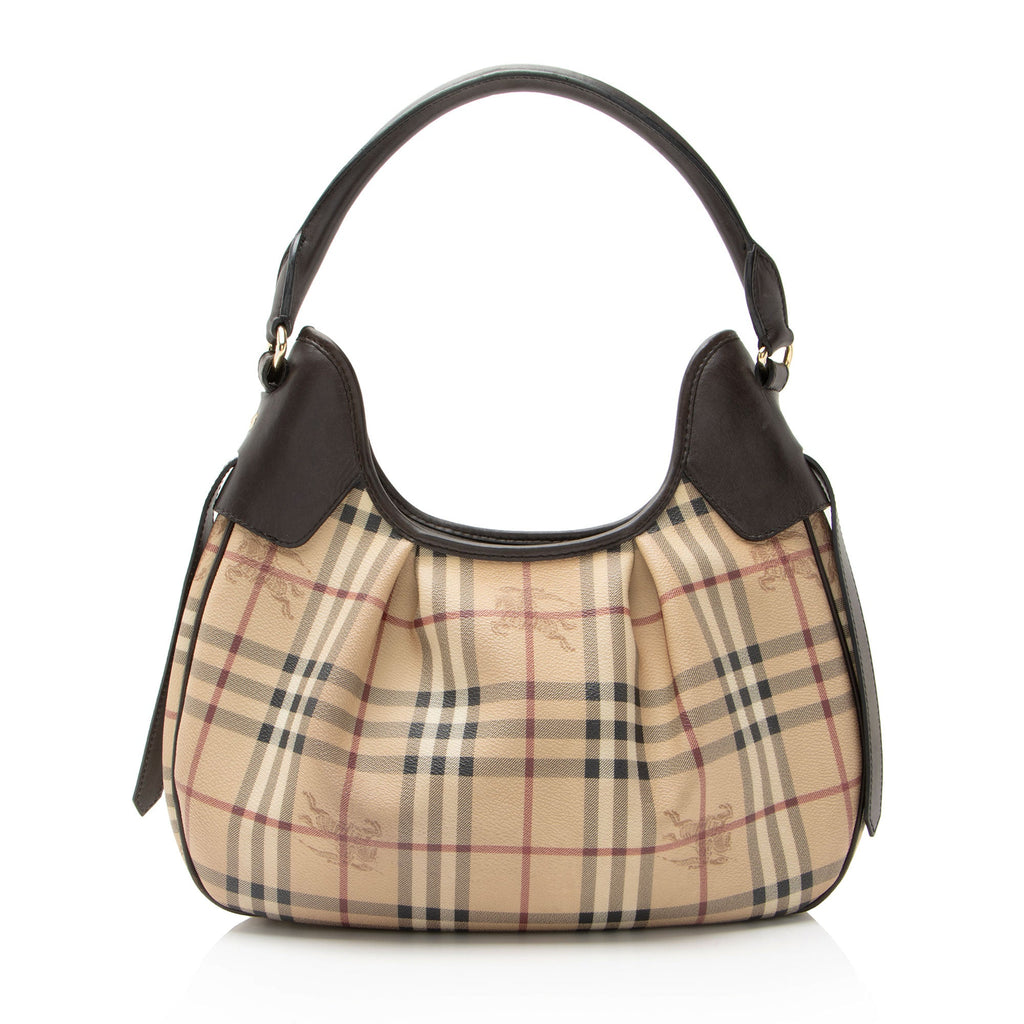 Burberry Haymarket Check Brooklyn Hobo