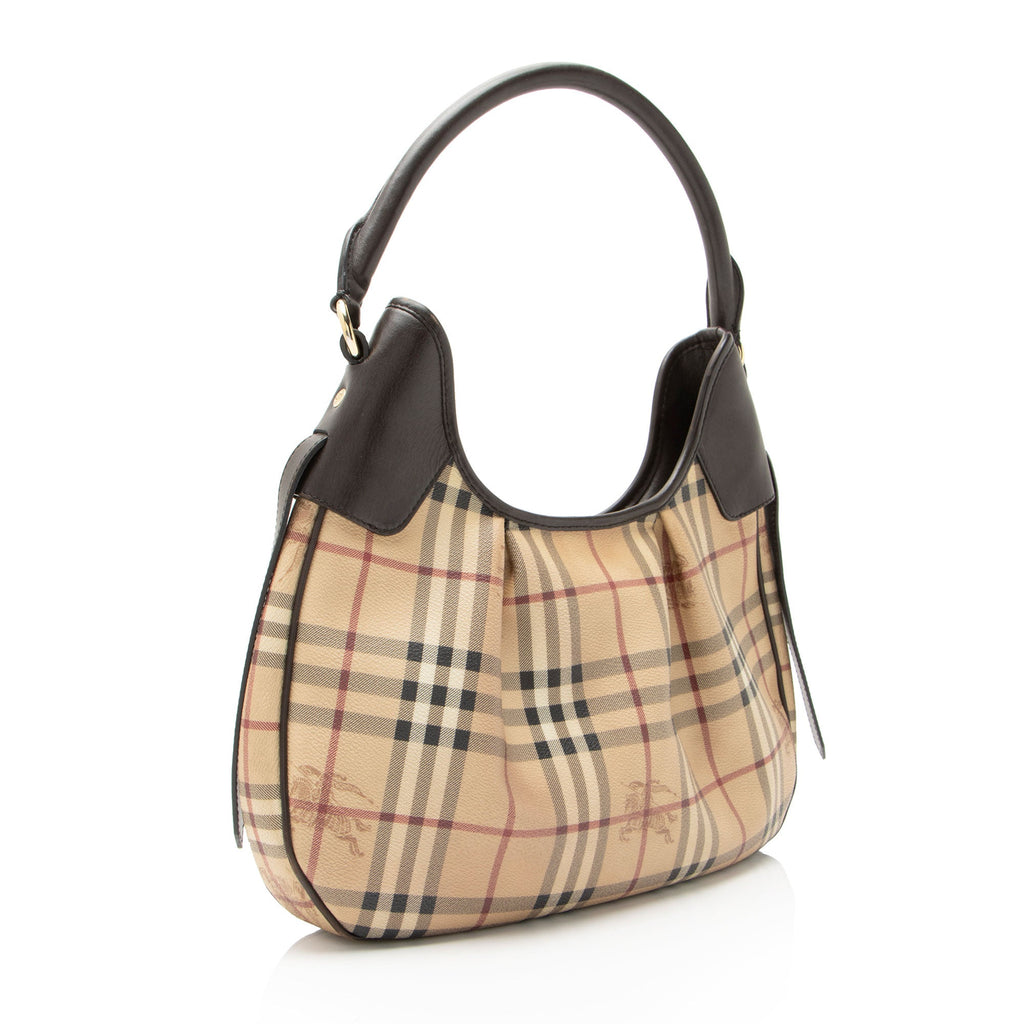 Burberry Haymarket Check Brooklyn Hobo
