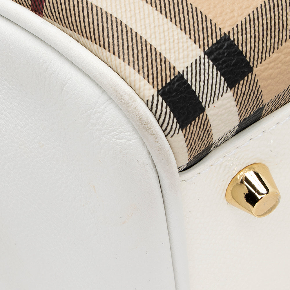 Burberry Haymarket Check Chatton Medium Tote (SHF-21124)