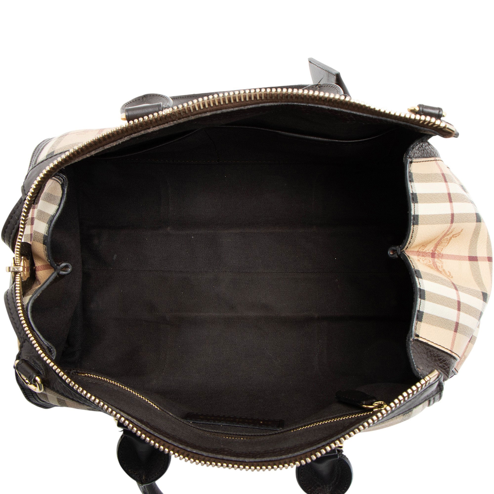 Burberry Haymarket Check Gladstone Satchel