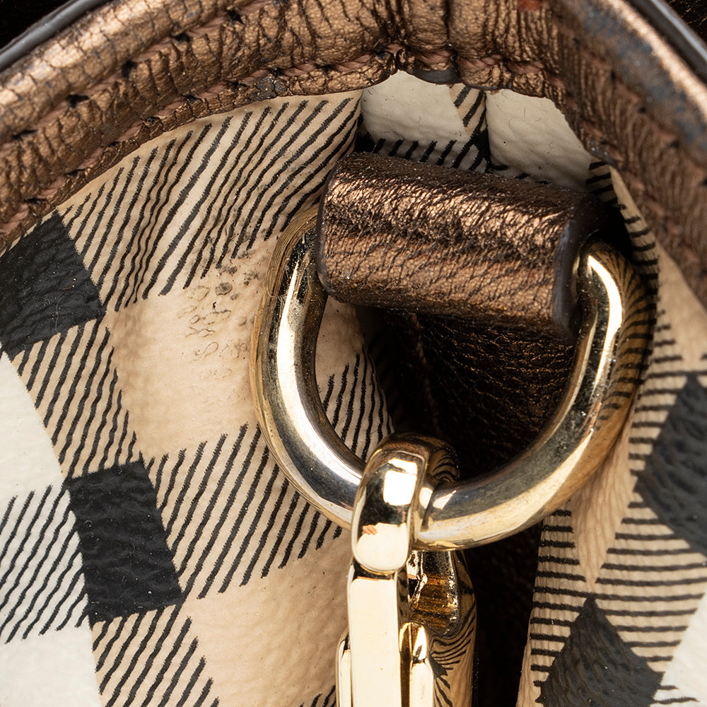 Burberry Haymarket Check Golderton Tote (SHF-19944)
