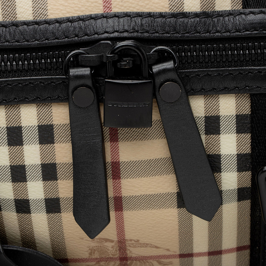 Burberry Haymarket Check Holdall Duffle (SHF-6UofXL)