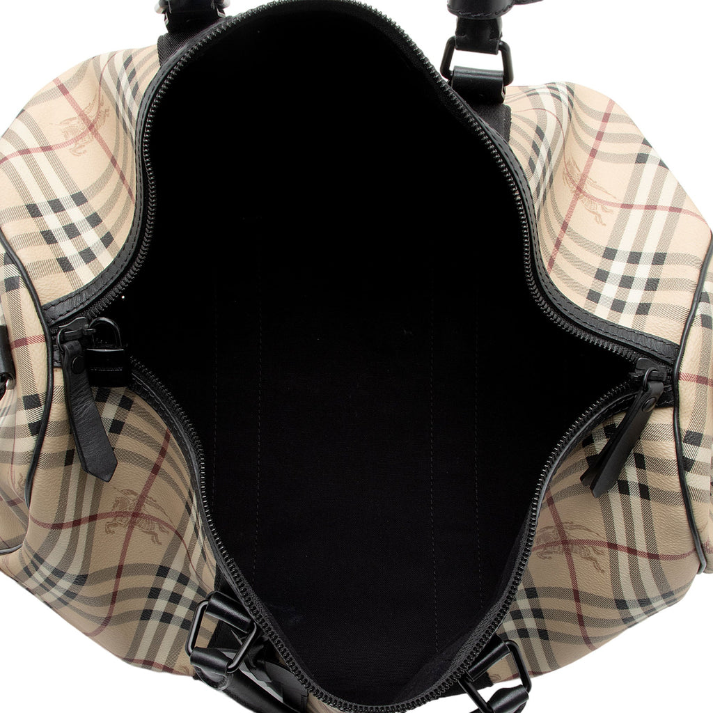 Burberry Haymarket Check Holdall Duffle (SHF-6UofXL)
